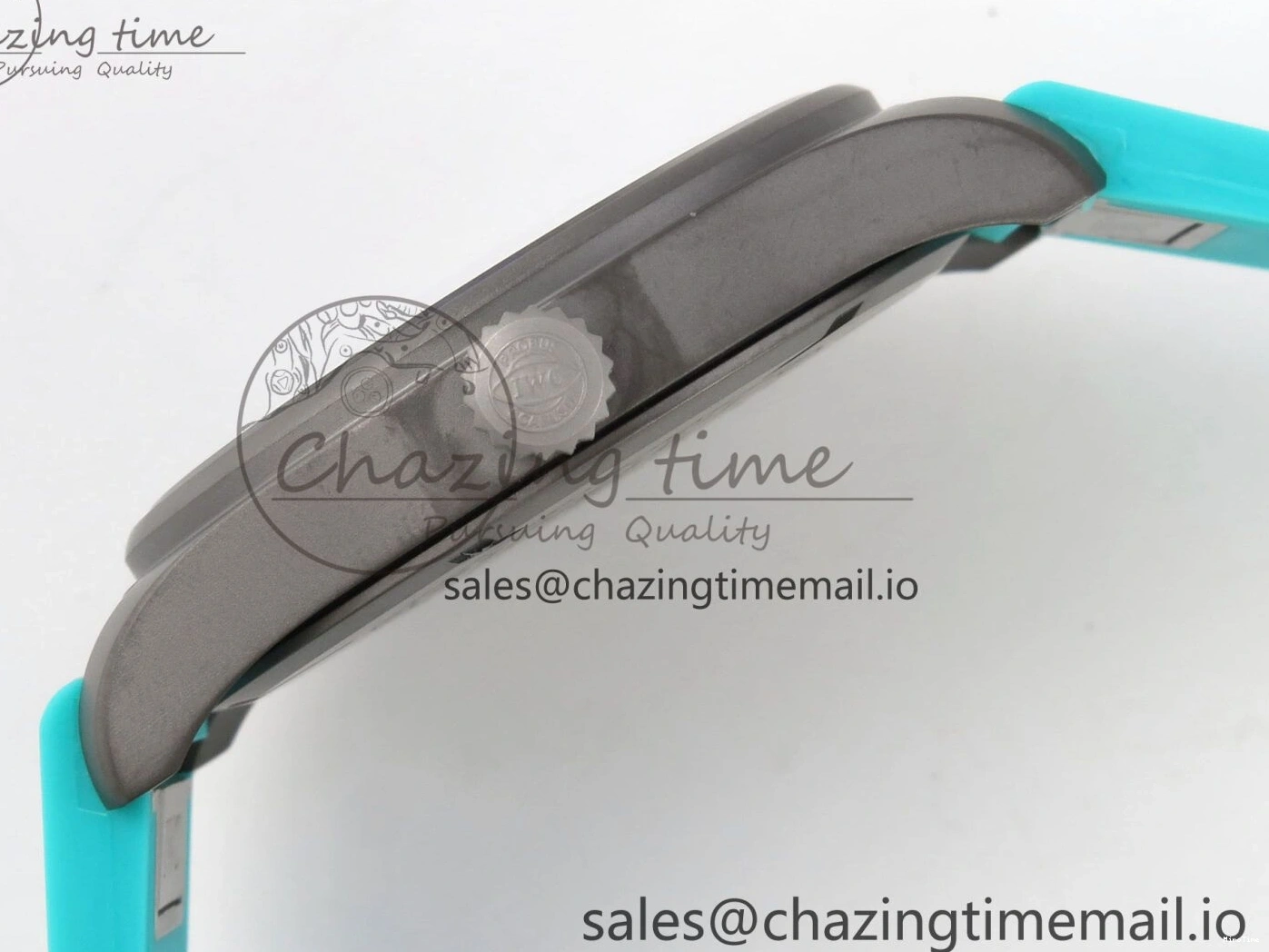 MIROTIME 0102 Pilot Mark XX BLSF 1:1 Best Edition Black Blue Dial on Blue Rubber Strap MIYOTA Sleek 6989